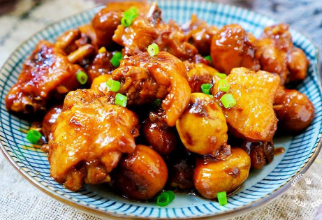 冰冻板栗烧鸡翅
