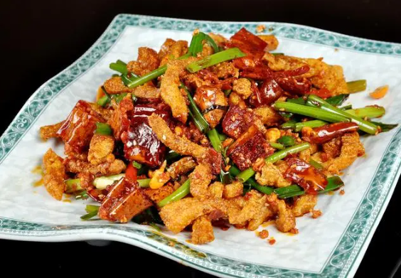 豆饼烧鸡柳