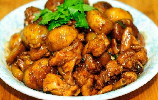 红烧鸡肉炒锅