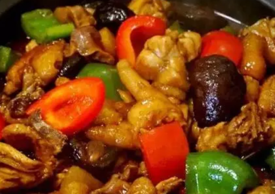 黄豆芽烧鸡