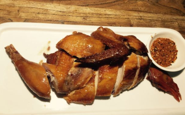 酱烧鸡排饭