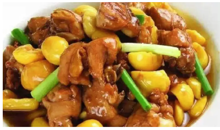 板栗鹤鹑烧鸡脚