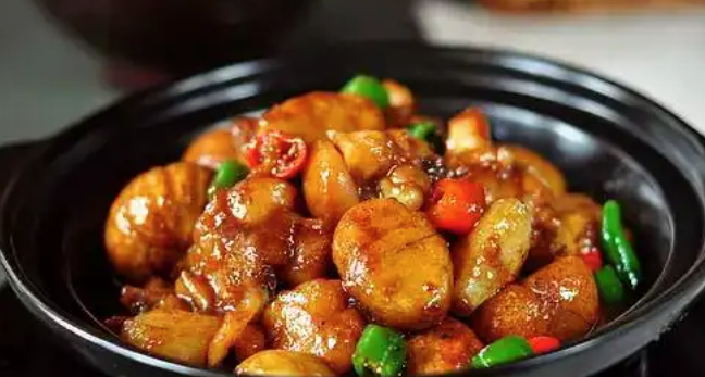 板栗烧鸡块